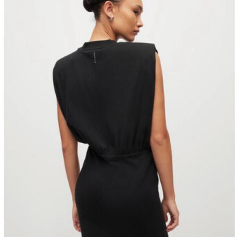 All Saints Mika Mini Dress Black Sleeveless M - Picture 2 of 8
